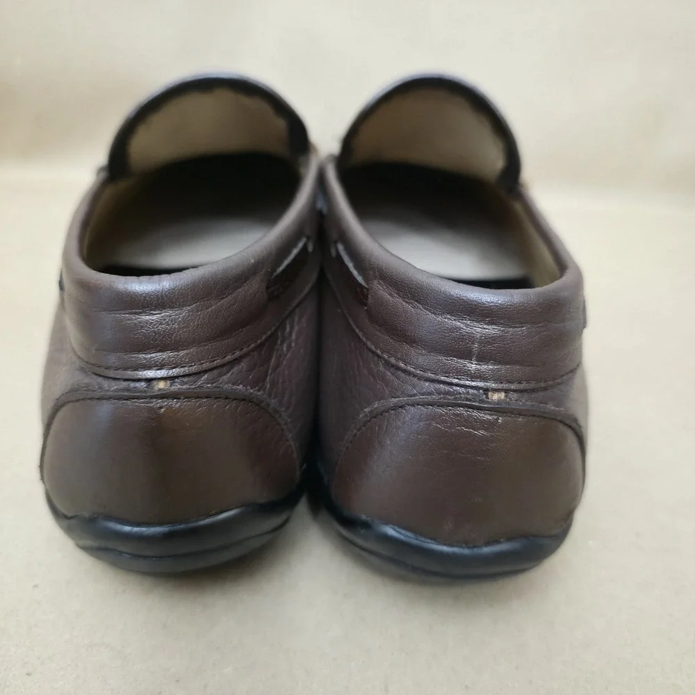 Salvatore Ferragamo (Sz 280mm US 9-10 E ) Driving Loafer Brown Horse Bit reptile